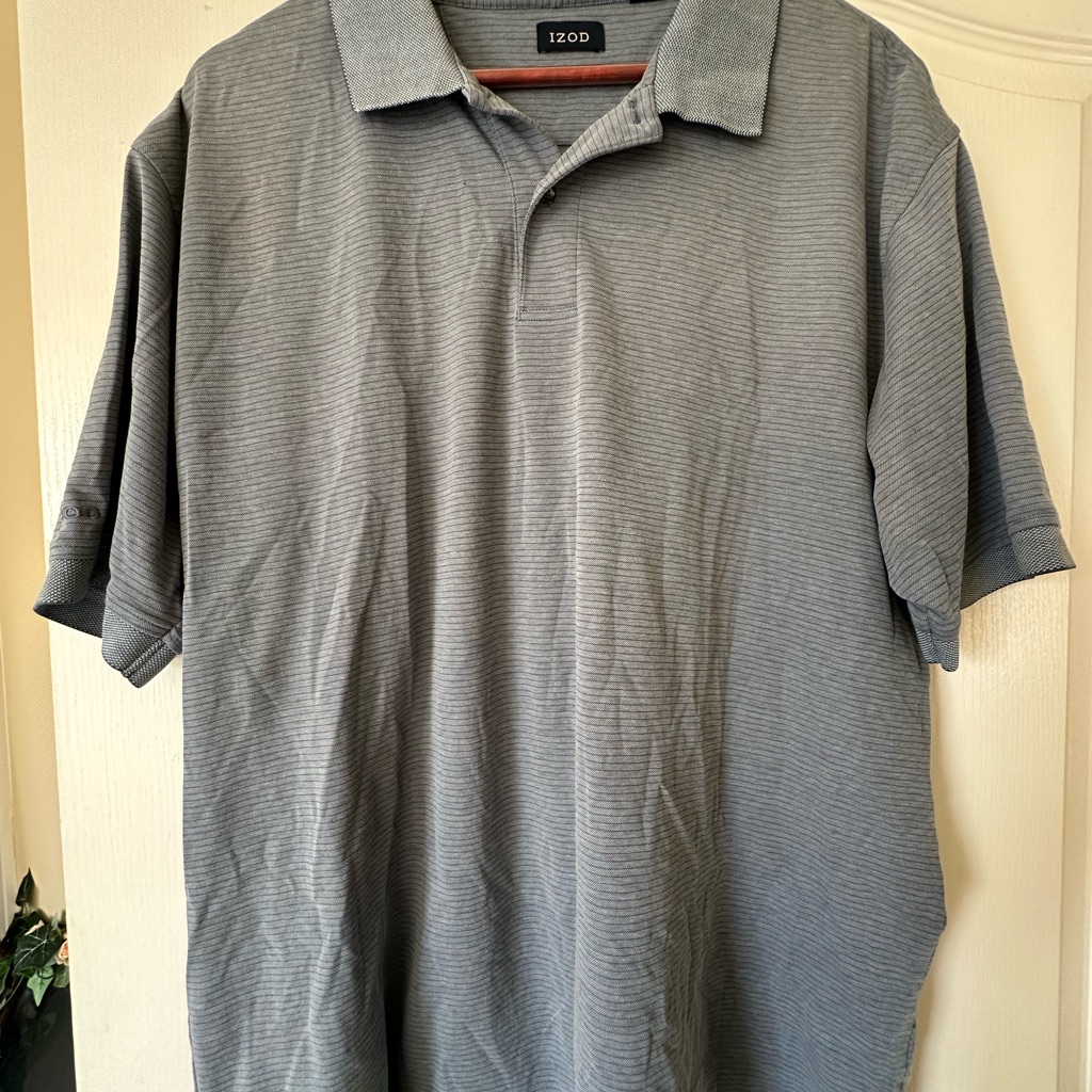 Izod Men's Polo Shirt In Subtle Gray